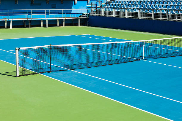 Rénovation d'un court de tennis à Saint-Tropez
